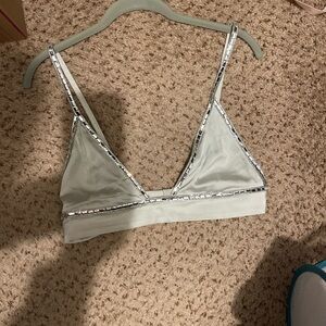 Chic Bralette with Silver Accents-Zara brand
